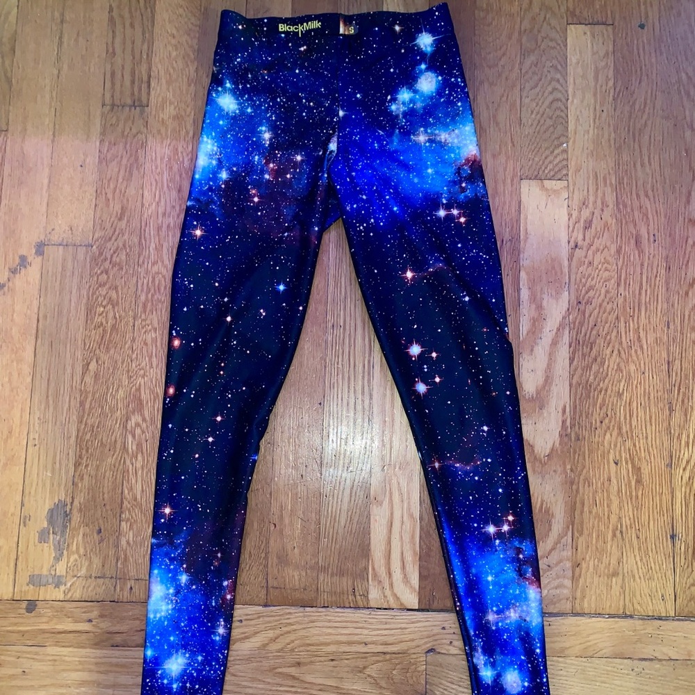 Blackmilk Blue Galaxy Leggings